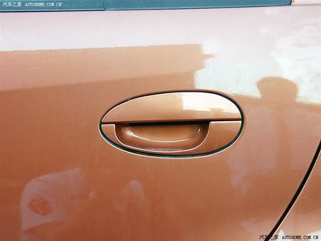 фото деталей внешности китайского авто Чери А1 Кимо цвета оранжевый металлик - Chery A1 Kimo orange color