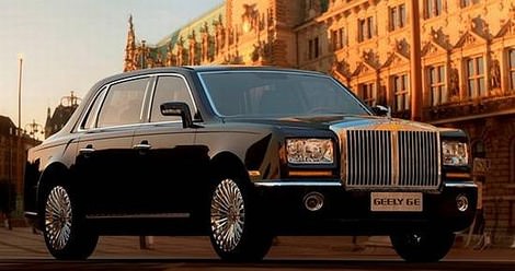 фото Geely GE phot foto - копии Rolls-Royce Phantom