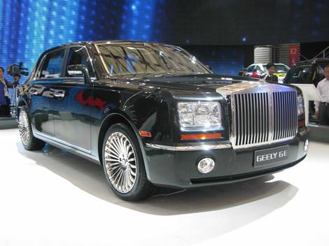 фото Geely GE phot foto - копии Rolls-Royce Phantom