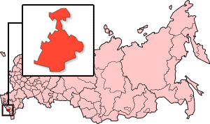 Северная Осетия - Алания карта завод Chery